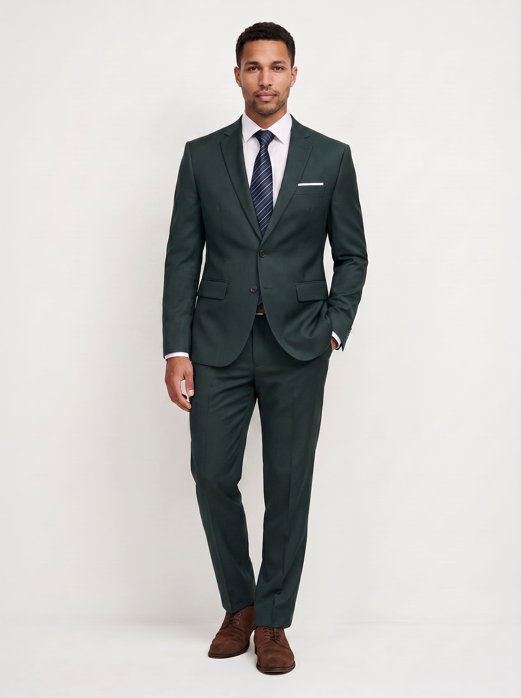 Maxim | Sharp Tailored Two Piece Suit with Notch Lapel