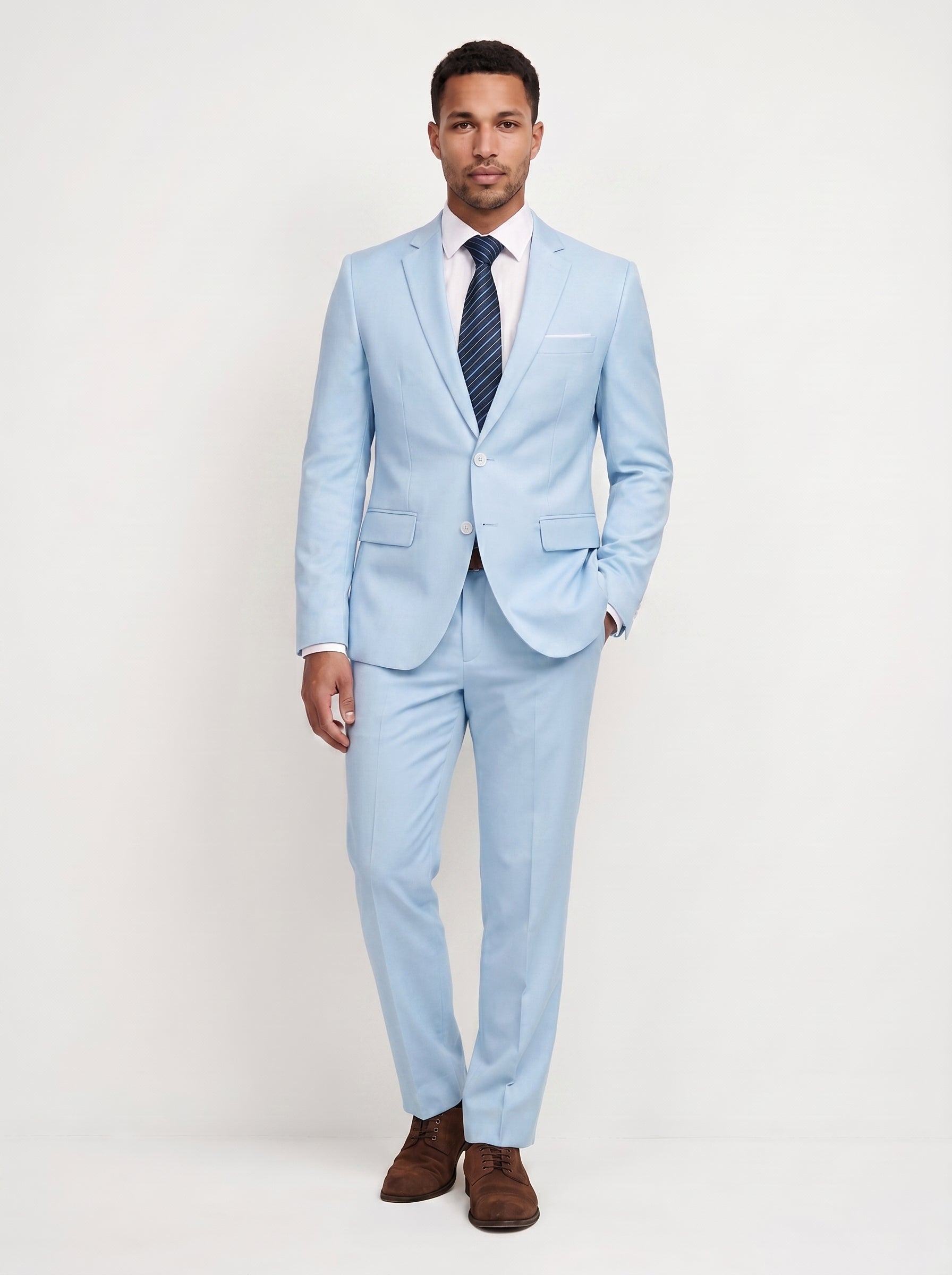 Maxim | Sharp Tailored Two Piece Suit with Notch Lapel